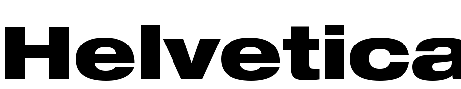 Helvetica LT 93 Black Extended Font Download Free